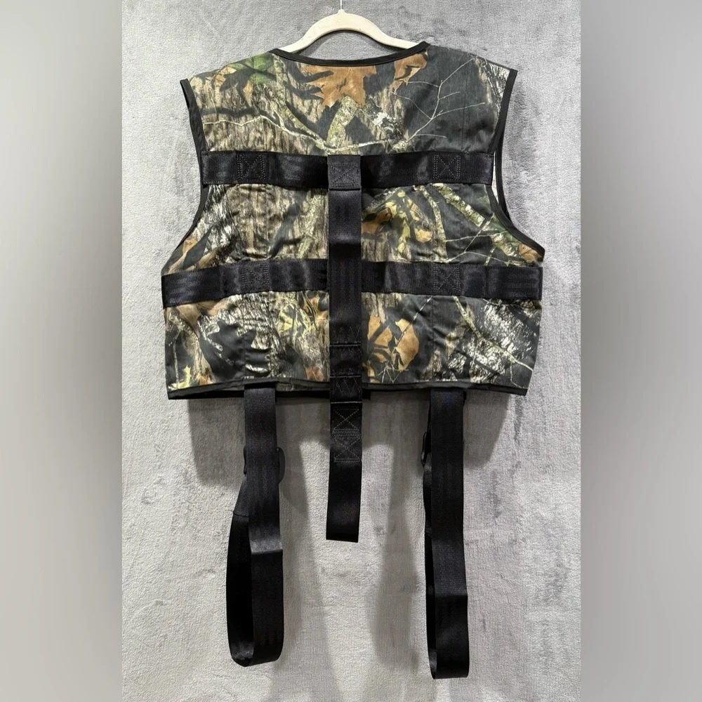 Breaux Mossy Oak Camo Camouflage Hunt Em High Hunting Accessories Vest Top L/XL